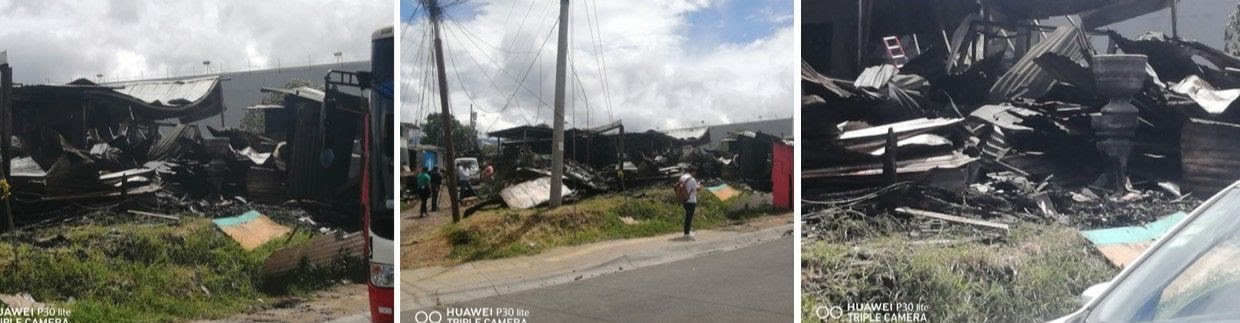 Tragic fire burns 23 family’s shacks in Guarari